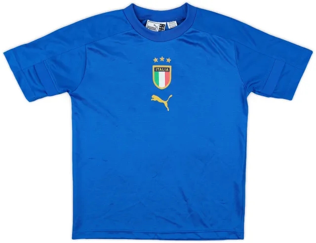 Puma 2004-06 Italy Home Shirt - 9/10 - (7-8 Years)