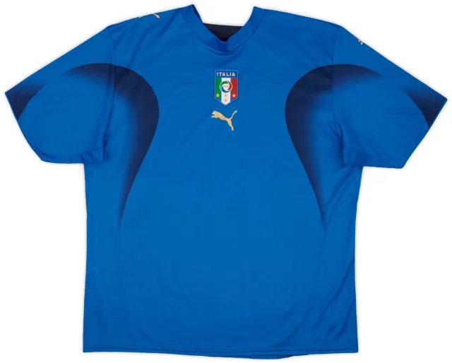 Puma 2006 Italy Basic Home Shirt - 6/10 - (XL)