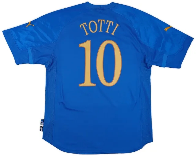 Puma 2004-06 Italy Home Shirt Totti #10 (XL)