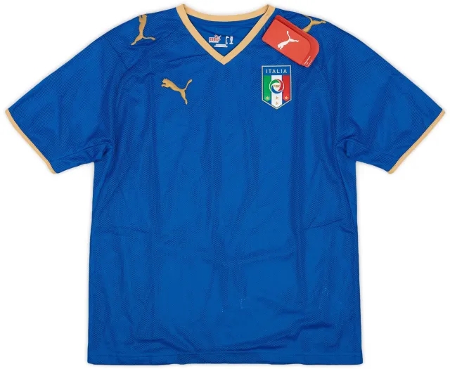 Puma 2007-08 Italy Home Shirt (XL.Boys)