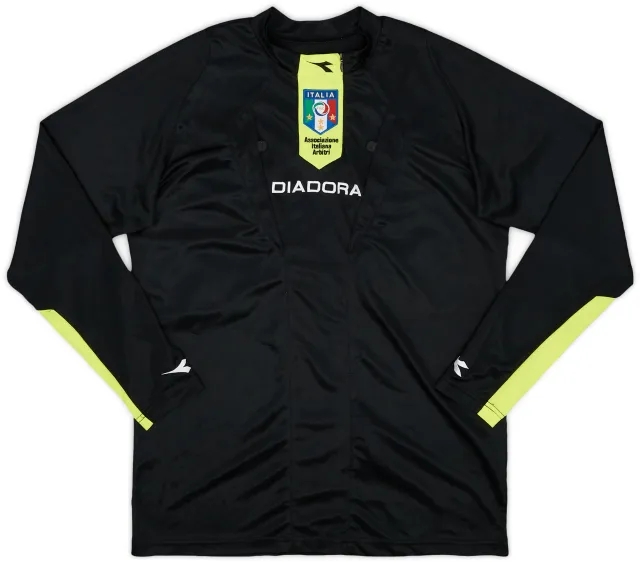 2009-10 Italy Diadora Referee L/S Shirt - 8/10 - (M/L)