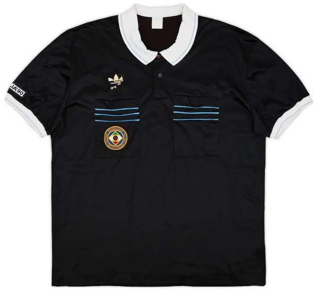1990 Italy FIGC adidas Referee Shirt - 5/10 - (L)