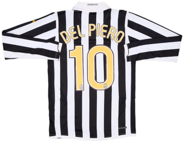 Nike 2006-07 Juventus Home L/S Shirt Del Piero #10 (S)