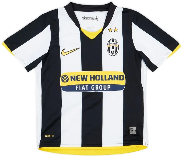 Nike 2008-09 Juventus Home Shirt - 8/10 - (6-8 Years)