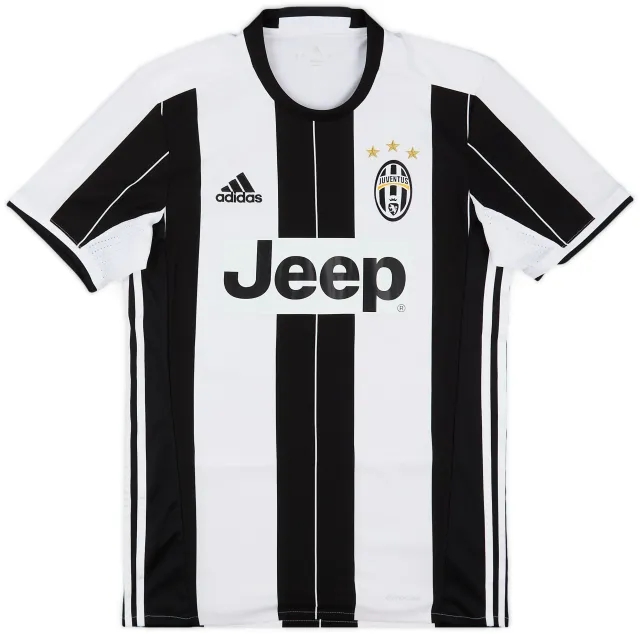 adidas 2016-17 Juventus Home Shirt - 7/10 - (S)