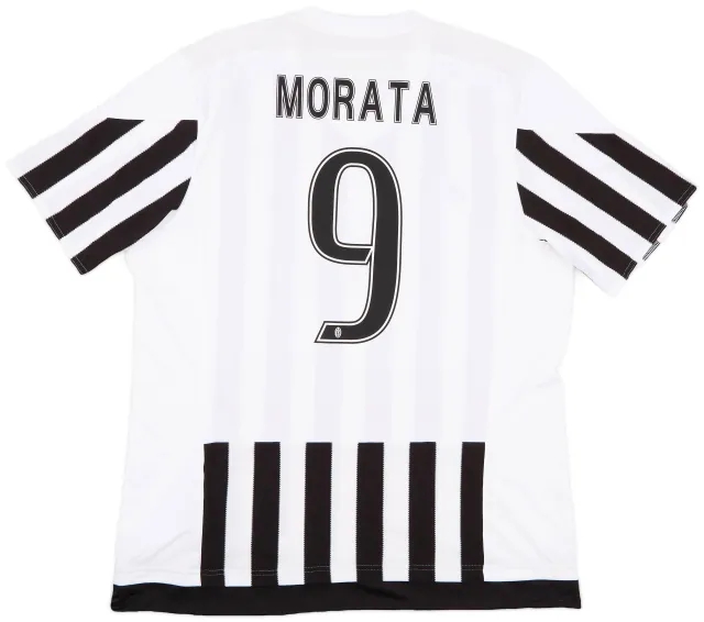 adidas 2015-16 Juventus Home Shirt Morata #9 (XL)