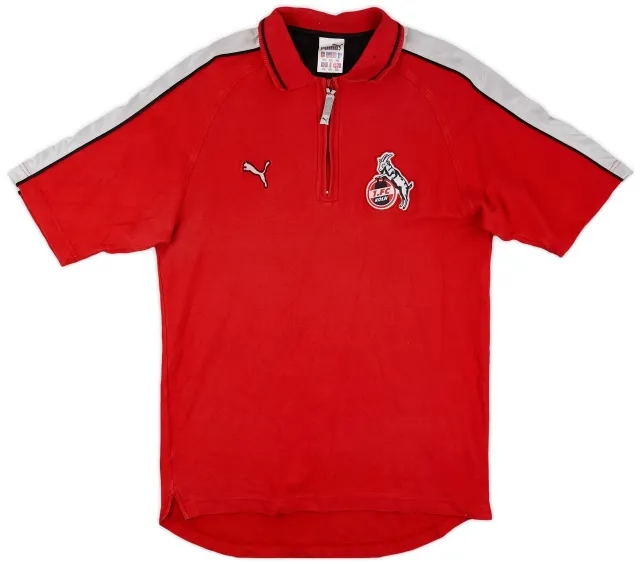 1998-99 FC Koln Puma 1/4 Zip Polo Shirt - 9/10 - (XXL)