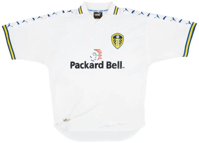 Puma 1998-00 Leeds United Home Shirt - 4/10 - (L)