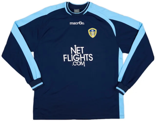 2009-10 Leeds United Macron Sweat Top - 9/10 - (L)