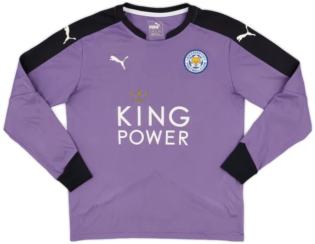 Puma 2015-16 Leicester GK Shirt - 8/10 - (M.Boys)