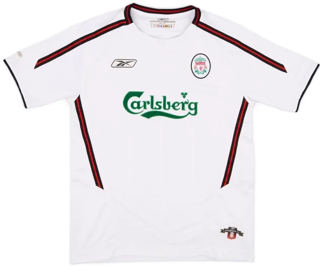 Reebok 2003-04 Liverpool Away Shirt - 7/10 - (M.Boys)