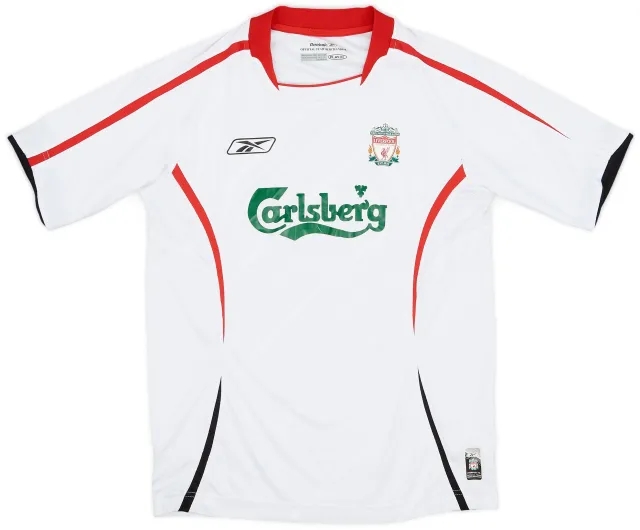 Reebok 2005-06 Liverpool Away Shirt - 6/10 - (L.Boys)