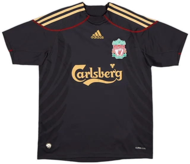 adidas 2009-10 Liverpool Away Shirt - 9/10 - (L.Boys)