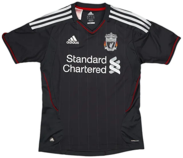 adidas 2011-12 Liverpool Away Shirt - 7/10 - (L.Boys)