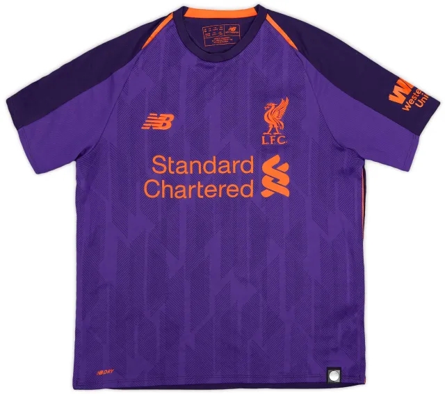 NewBalance 2018-19 Liverpool Away Shirt - 6/10 - (L.Boys)