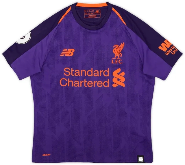 NewBalance 2018-19 Liverpool Away Shirt - 8/10 - (M.Boys)