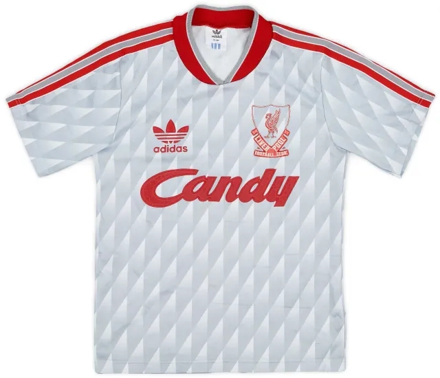 adidas 1989-91 Liverpool Away Shirt - 5/10 - (S.Boys)