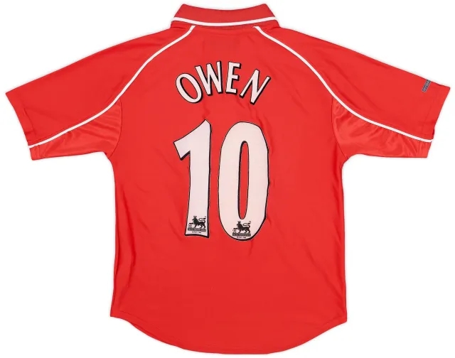Reebok 2000-02 Liverpool Home Shirt - 7/10 - (XS.Boys)