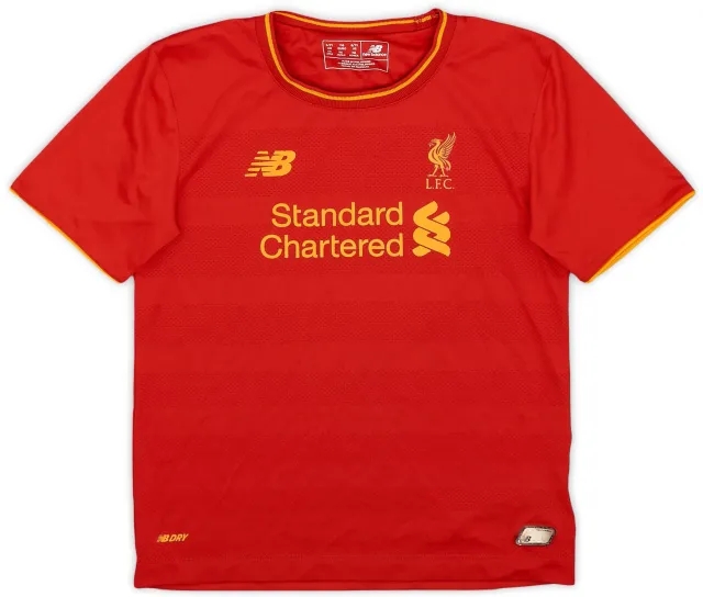 NewBalance 2016-17 Liverpool Home Shirt - 8/10 - (6-7 Years)