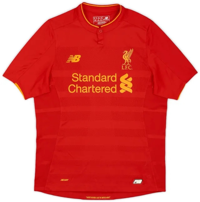 NewBalance 2016-17 Liverpool Home Shirt - 9/10 - (XL.Boys)