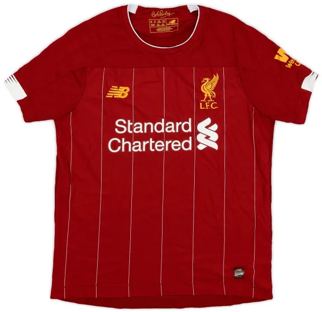 NewBalance 2019-20 Liverpool Home Shirt - 6/10 - (L.Boys)