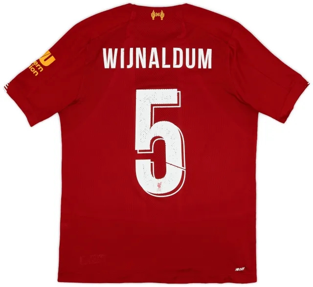 NewBalance 2019-20 Liverpool Home Shirt Wijnaldum #5 - 7/10 - (S)