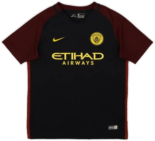 Nike 2016-17 Manchester City Away Shirt - 8/10 - (L.Boys)