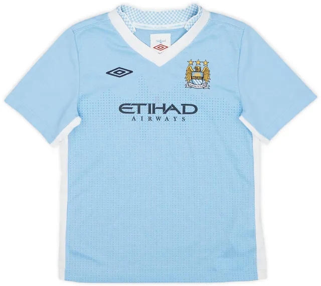 Umbro 2011-12 Manchester City Home Shirt - 8/10 - (6-7 Years)