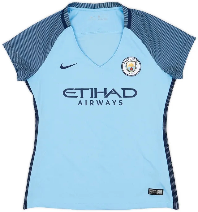 Nike 2016-17 Manchester City Home Shirt - 8/10 - (Women's M)