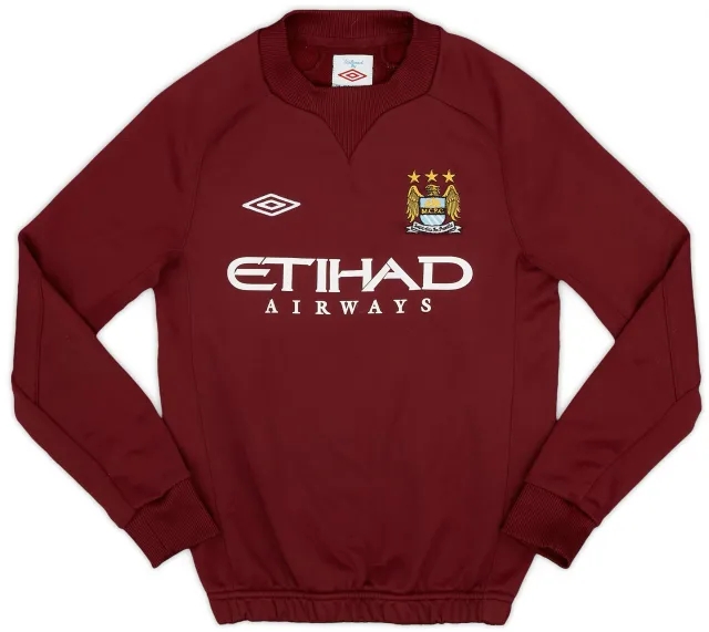 2012-13 Manchester City Umbro Sweat Top - 8/10 - (S.Boys)