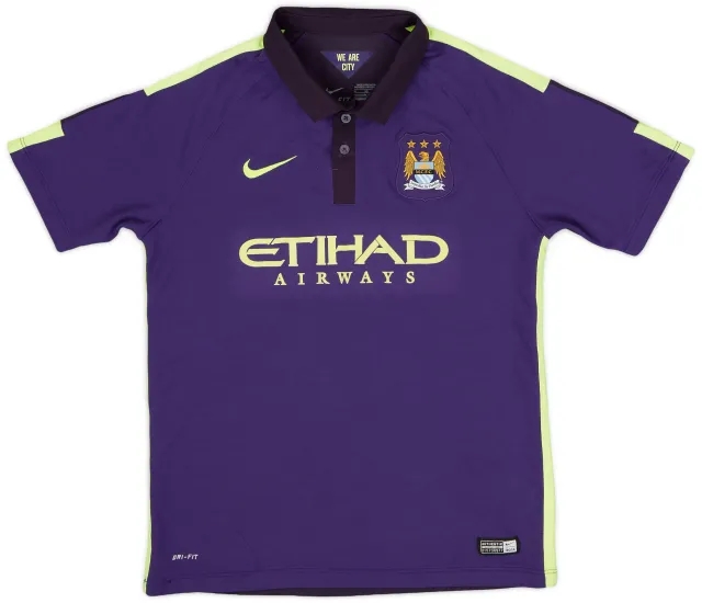 Nike 2014-15 Manchester City Third Shirt - 8/10 - (L.Boys)