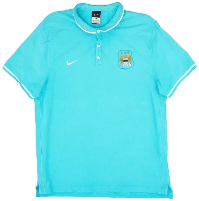 2015-16 Manchester City Nike Polo Shirt - 7/10 - (XL)