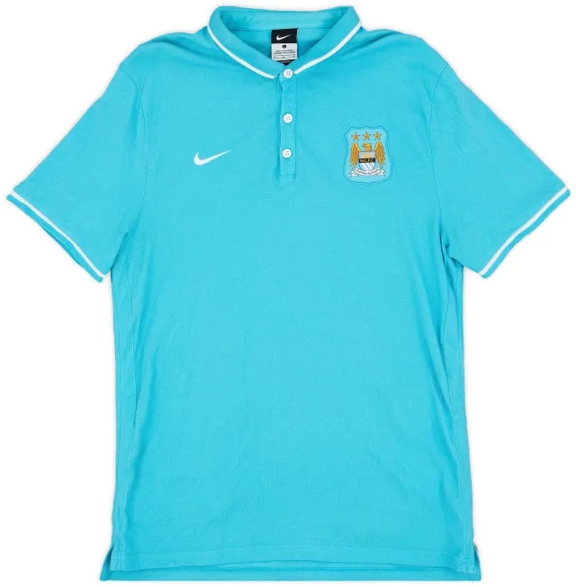 2015-16 Manchester City Nike Polo Shirt - 8/10 - (L)