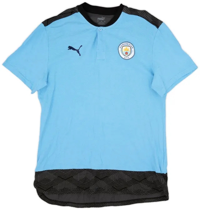2019-20 Manchester City Puma Polo Shirt - 9/10 - (XL)