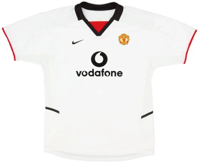 Nike 2002-03 Manchester United Away Shirt - 7/10 - (XL.Boys)