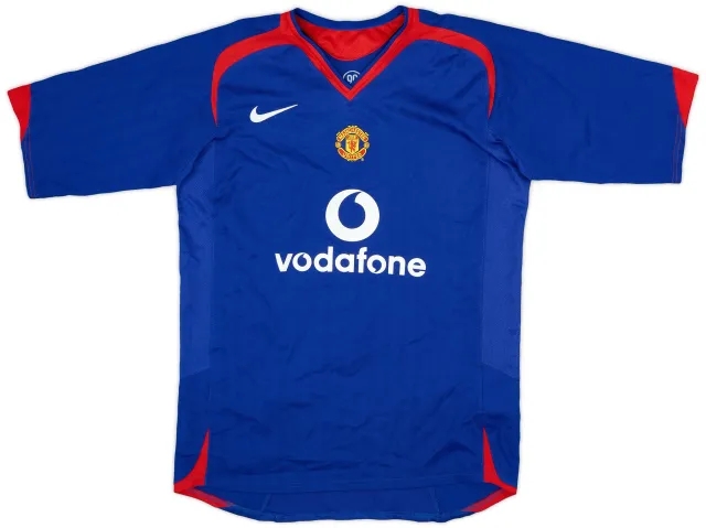 Nike 2005-06 Manchester United Away Shirt - 8/10 - (XL.Boys)