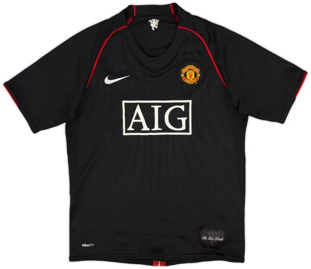 Nike 2007-08 Manchester United Away Shirt - 6/10 - (XL.Boys)