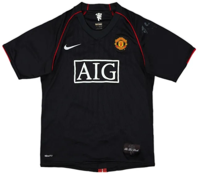 Nike 2007-08 Manchester United Away Shirt - 6/10 - (XL.Boys)