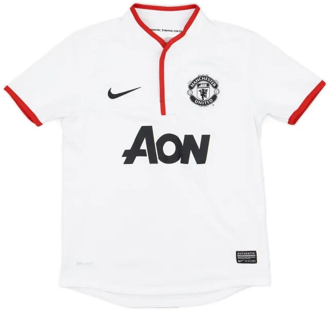 Nike 2012-14 Manchester United Away Shirt - 8/10 - (S.Boys)