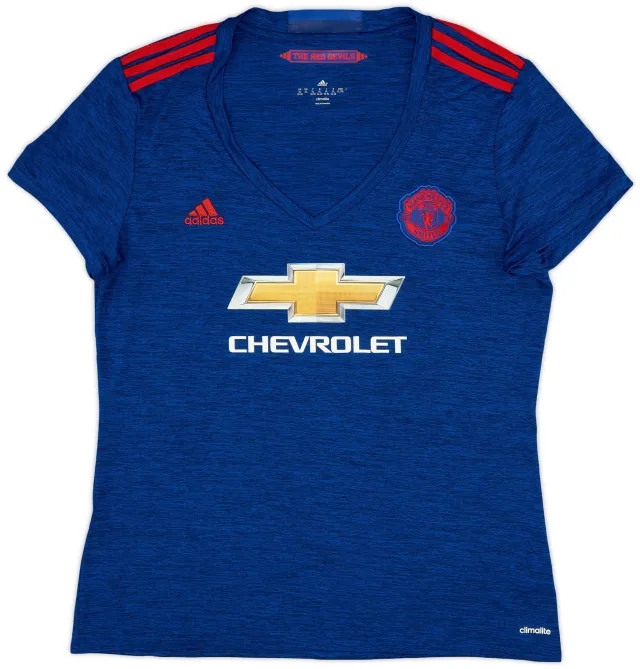 adidas 2016-17 Manchester United Away Shirt - 9/10 - (Women's XL)