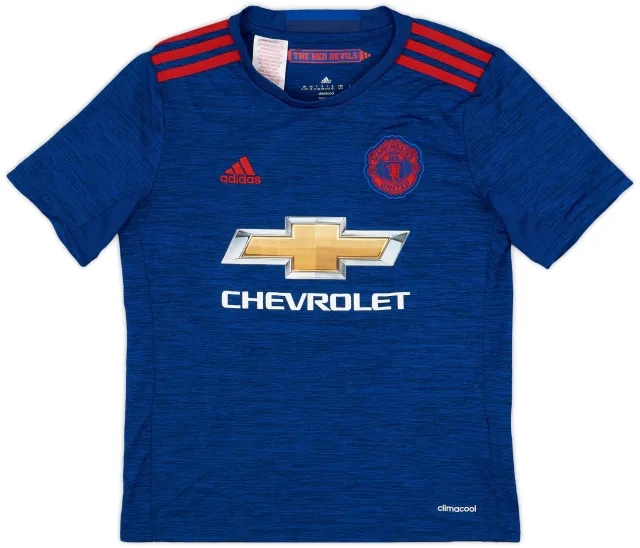 adidas 2016-17 Manchester United Away Shirt - 8/10 - (M.Boys)