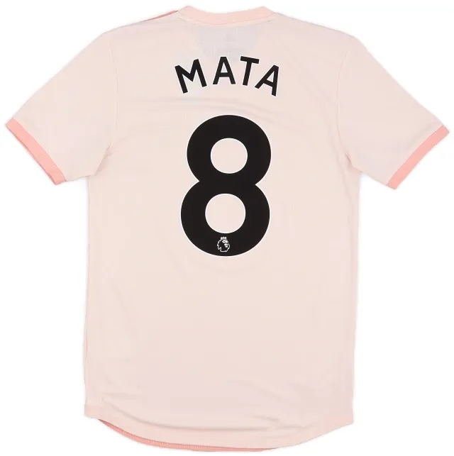 adidas 2018-19 Manchester United Authentic Away Shirt Mata #8 - 6/10 - (S)