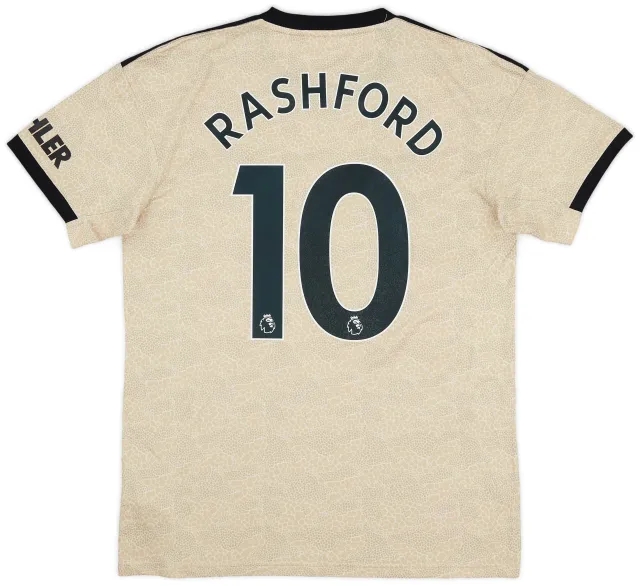 adidas 2019-20 Manchester United Away Shirt Rashford #10 - 8/10 - (M)