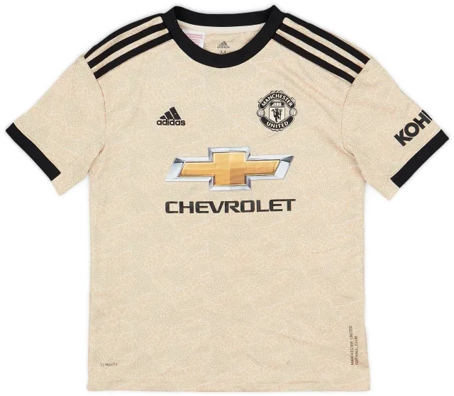 adidas 2019-20 Manchester United Away Shirt - 7/10 - (M.Boys)