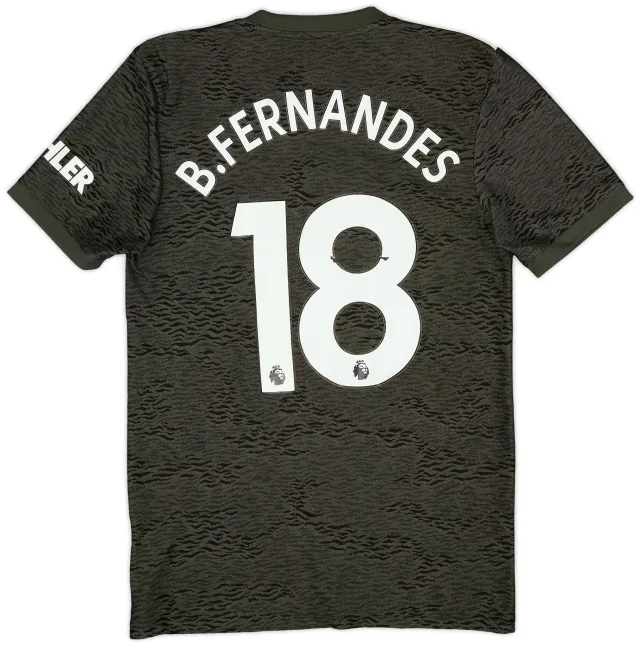 adidas 2020-21 Manchester United Away Shirt B.Fernandes #18 - 5/10 - (S)
