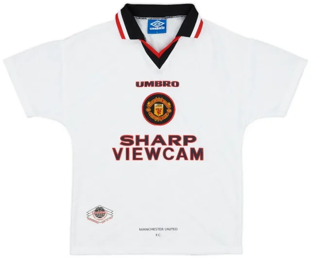 Umbro 1996-97 Manchester United Away Shirt - 8/10 - (XL.Boys)