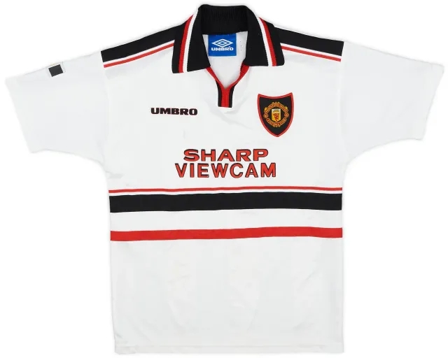 Umbro 1997-99 Manchester United Away Shirt - 7/10 - (M.Boys)