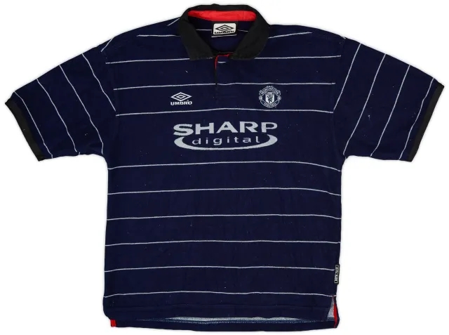Umbro 1999-00 Manchester United Away Shirt - 6/10 - (L.Boys)
