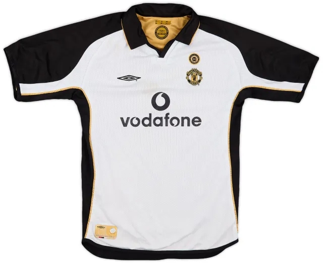 Umbro 2001-02 Manchester United Centenary Away/Third Shirt - 4/10 - (L.Boys)