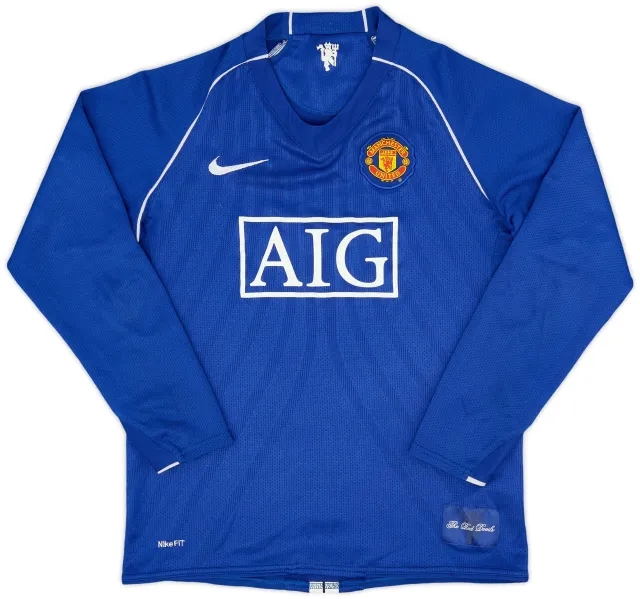 Nike 2007-08 Manchester United GK Shirt - 6/10 - (L.Boys)